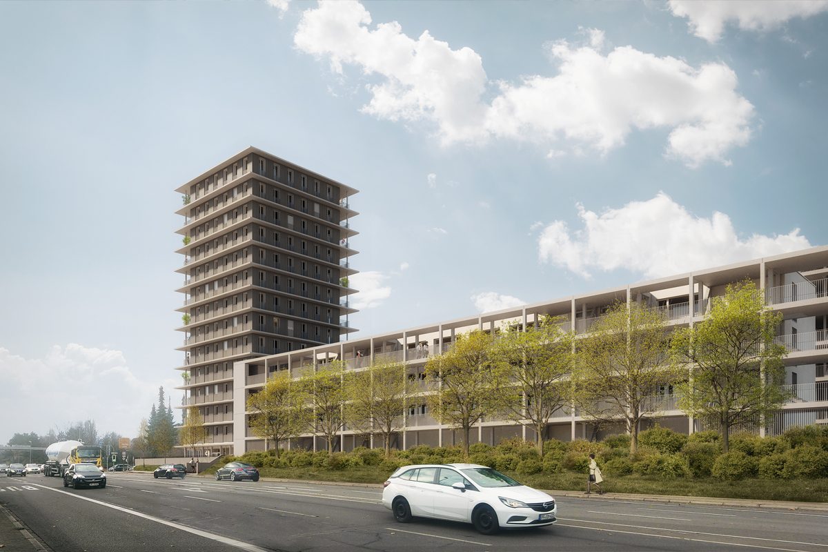 ZUEBLIN Timber_Holzhochhaus CARL Pforzheim_(c)Peter W Schmidt Architekten GmbH