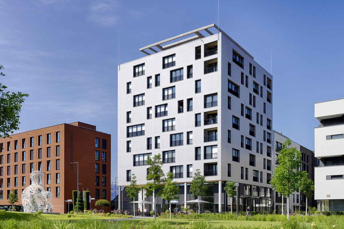 J1 Skaio, Heilbronn, Neckarbogen
höchstes Haus in Holzbauweise Deutschlands